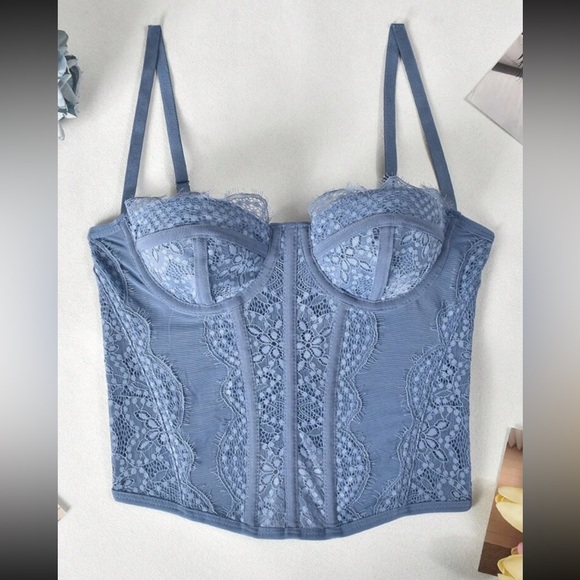 Lace bustier corset bralette top - Picture 15 of 16